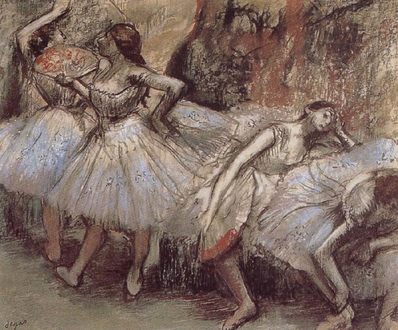 Edgar Degas Dance have a break oil painting image